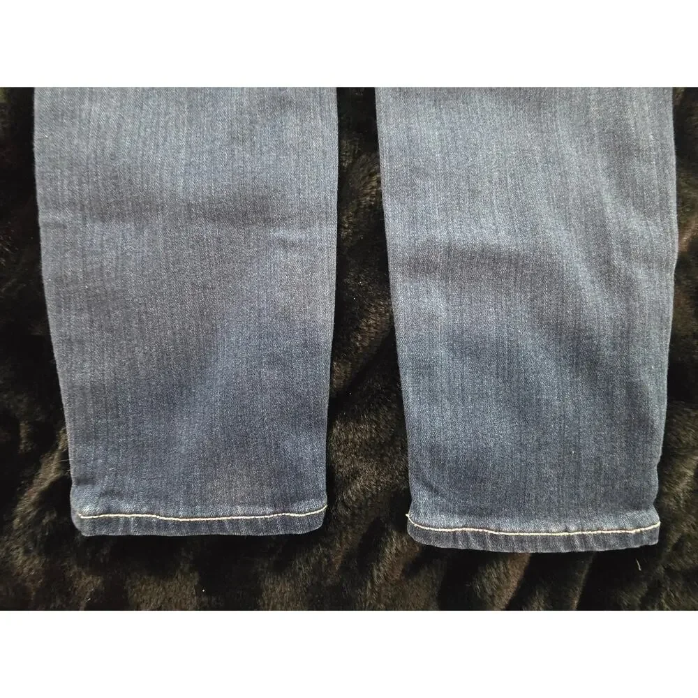 PAIGE Verdugo Crop Skinny Jeans Women's Size 24 Blue Stretch Made in USA